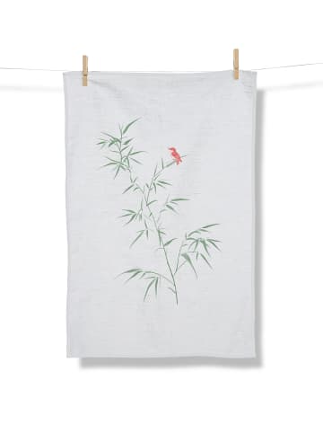 GreenBomb Tea Towel Dickybird in Weiß
