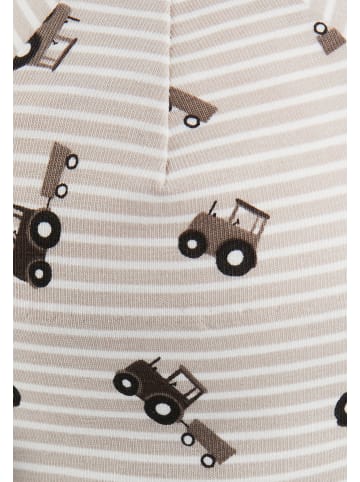 Sterntaler Beanie Traktoren in sand