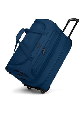 Redolz Duffle Essentials 2-Rollen Reisetasche 55 cm M mit Dehnfalte in navy