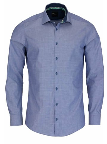 Katt Langarm FreizeitHemd für Herren in blau