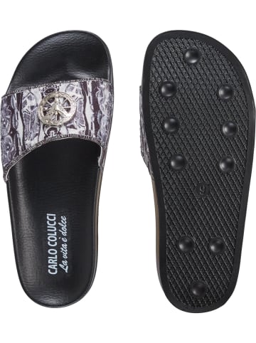 Carlo Colucci Flip-Flop Dal Zot in Schwarz / Grau