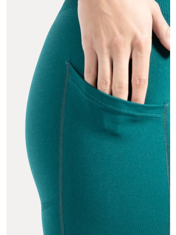 SMILODOX Leggings Adrielle Pocket Seamless in Dunkelgrün