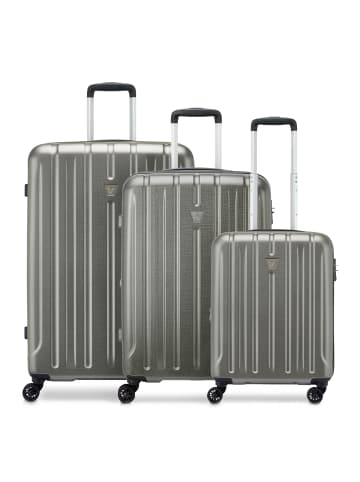 Roncato Kinetic 2.0 4 Rollen Kofferset 3-teilig mit Dehnfalte in champagne