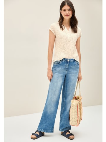 Cecil Strukturbluse in Beige