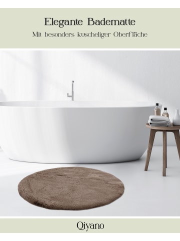 Qiyano Badematte Lapito 200 Braun
