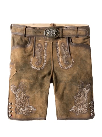 Stockerpoint Lederhose "Hans" in havanna vintage