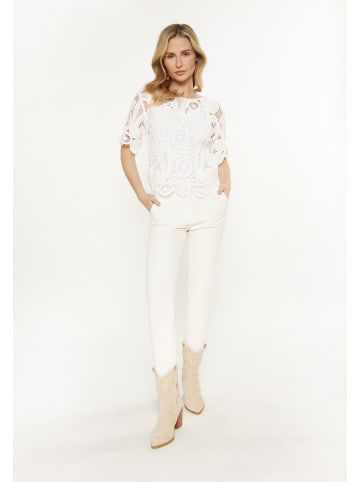 usha FESTIVAL Women Blouse in White