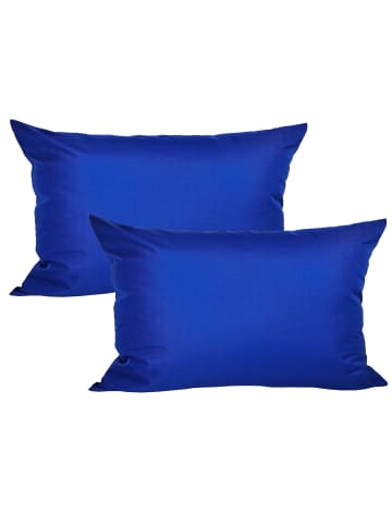 JACK 2er Set Outdoor Kissenhülle 30x50cm Uni in Blau