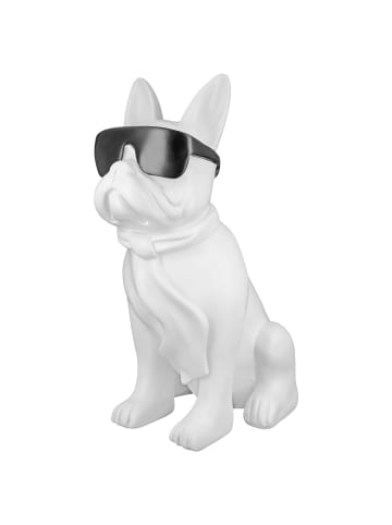 GILDE Figur Cool Dog weiß - (H) 35 cm