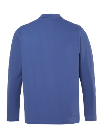 Men Plus Poloshirt in atlantikblau
