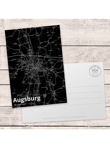 Mr. & Mrs. Panda Postkarte Augsburg mit Spruch in Keine Angabe