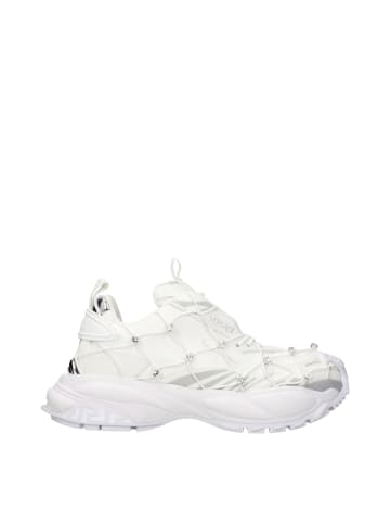 Weiß Stoff Sneaker