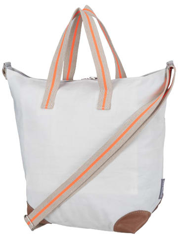 360 grad Handtasche Deern Mini in Weiss/Sand/Zahl Orange