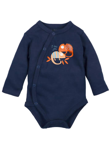 Nini Body Langarm Chamäleon in navy