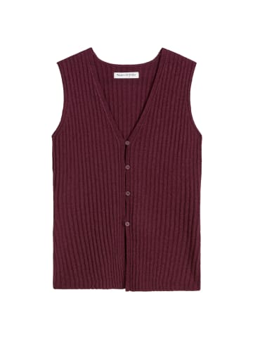 Marc O'Polo DENIM Weste slim in Merlot Red