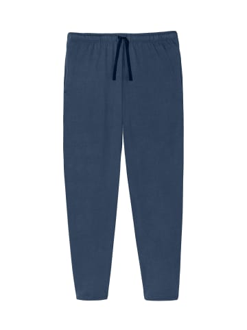 Schiesser Schlafanzug Hose Mix & Relax in Blau