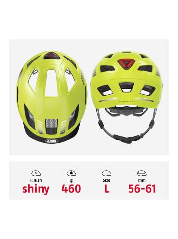 ABUS Fahrradhelm Hyban 2.0 - in signal yellow