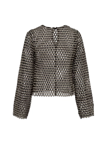 mbyM Langarmshirt Ladessa in schwarz grau