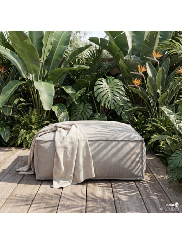 home24 Modul-Hockerelement Baya in Beige