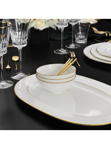 Villeroy & Boch Dessertschale Anmut Gold in weiß