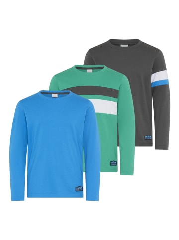 Scout Langarmshirt in anthrazit+bl