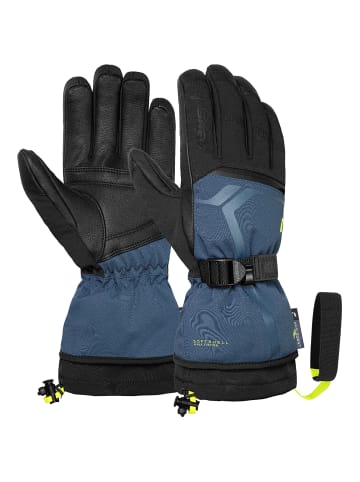 Reusch Fingerhandschuhe Down Spirit GORE-TEX® in 7073 blck/dark deni/safe yello