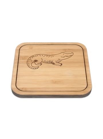 Mr. & Mrs. Panda Coaster Krokodil mit Spruch in Transparent