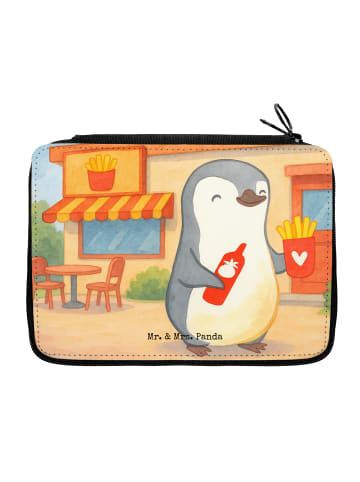 Mr. & Mrs. Panda Bleistiftetui Pinguin Pommes Design ohne Spruch in Weiß