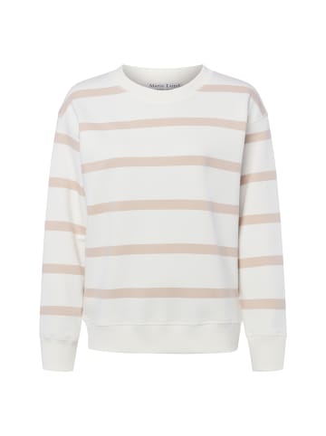 Marie Lund Sweatshirt in weiß braun - 0001