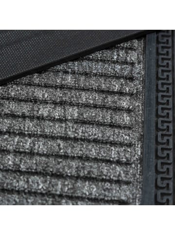 Astra Fußmatte Außen BORDER STAR 2ER SET 2 in Grau