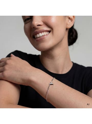 Tamaris Armband Edgy Heart in silber