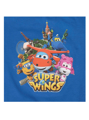 ONOMATO! T-Shirt kurzarm Super Wings in Blau