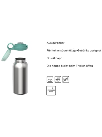 Mepal Edelstahl-Trinkflasche mit Klappdeckel Campus in 600 ml in Frozen Friends