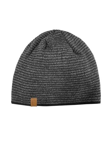 Faera Strick Beanie mit weichem Thermo-Fleece Innenfutter in Grau