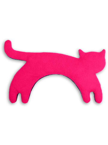 Leschi Wärmekissen "Katze Minina" stehend in Pink - (L) 39 x (B) 17 cm