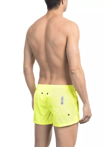 Bikkembergs Gelb Schwarz Polyamid Herren Badeanzug