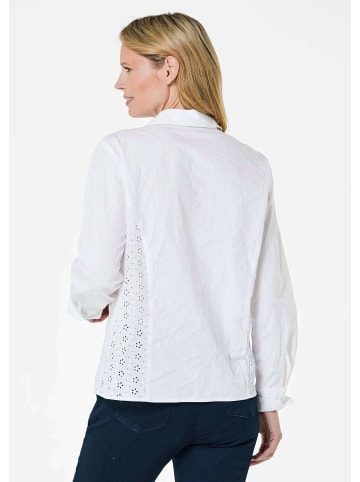 GOLDNER Crashbluse in weiß