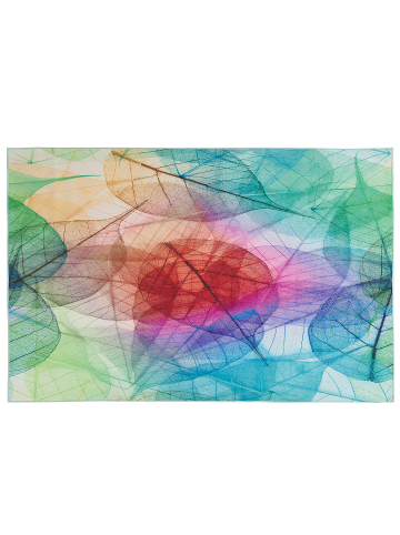 Beliani Kurzflor ANTAKYA in Bunt/Blau/Grün - (W) 140 x (H) 0.5 x (L) 200 cm