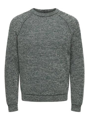 ONLY & SONS Strickpullover in Olive Night