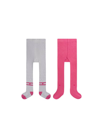 camano Kinder Strumpfhose ca-soft - Lurex 2er Pack fog melange