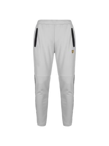 Lyle & Scott Jogginghose Pocket Branded in hellgrau / schwarz