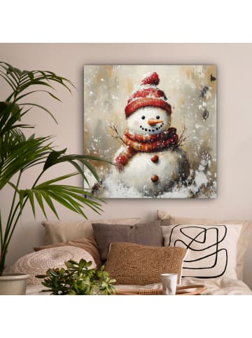 MuchoWow Leinwand Bilder Weiß