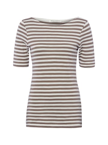 Marc O'Polo T-Shirt in schlamm weiß - 0004