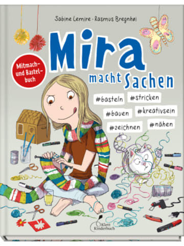 Klett Kinderbuch Buch - Mira macht Sachen - #basteln #stricken #bauen #kreativsein #zeichnen #n&