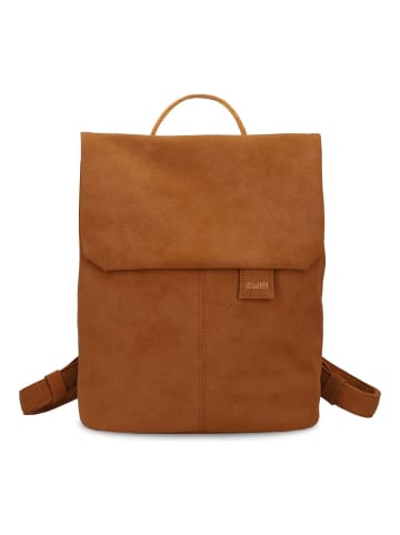 Zwei Mademoiselle.M City Rucksack 29 cm nubuk cognac