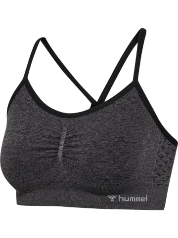 Hummel Hummel T-Shirt Hmlci Yoga Damen Dehnbarem Atmungsaktiv Schnelltrocknend Nahtlosen in BLACK MELANGE