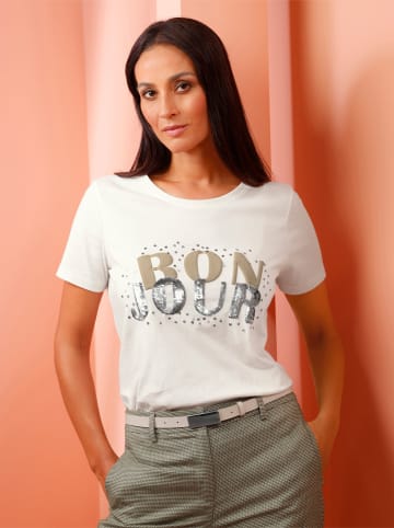 Heine T-Shirt in ecru