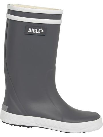 AIGLE Regenstiefel Lolly-Pop 2 in grau/weiß in grau/weiß