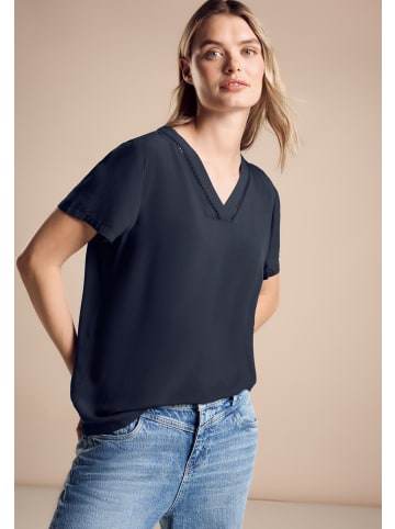 Street One 'Tunika Bluse mit Print' Blau