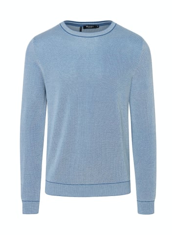 März Pullover Rundhals 1/1 Arm in Blau